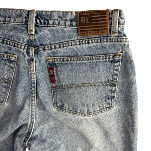 Ralph Lauren Polo Saturday Jeans Relaxed Fit Faded Womens 29 Vintage Denim 90s